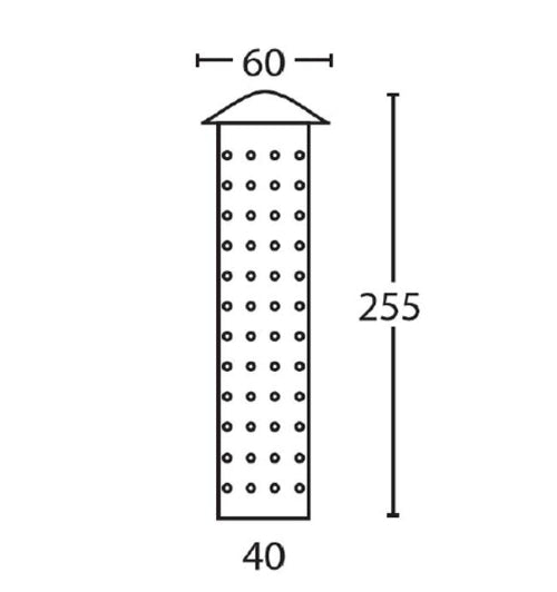 TREEC: Exterior 12V MR11 Solid Copper Tree Pendant Light IP23