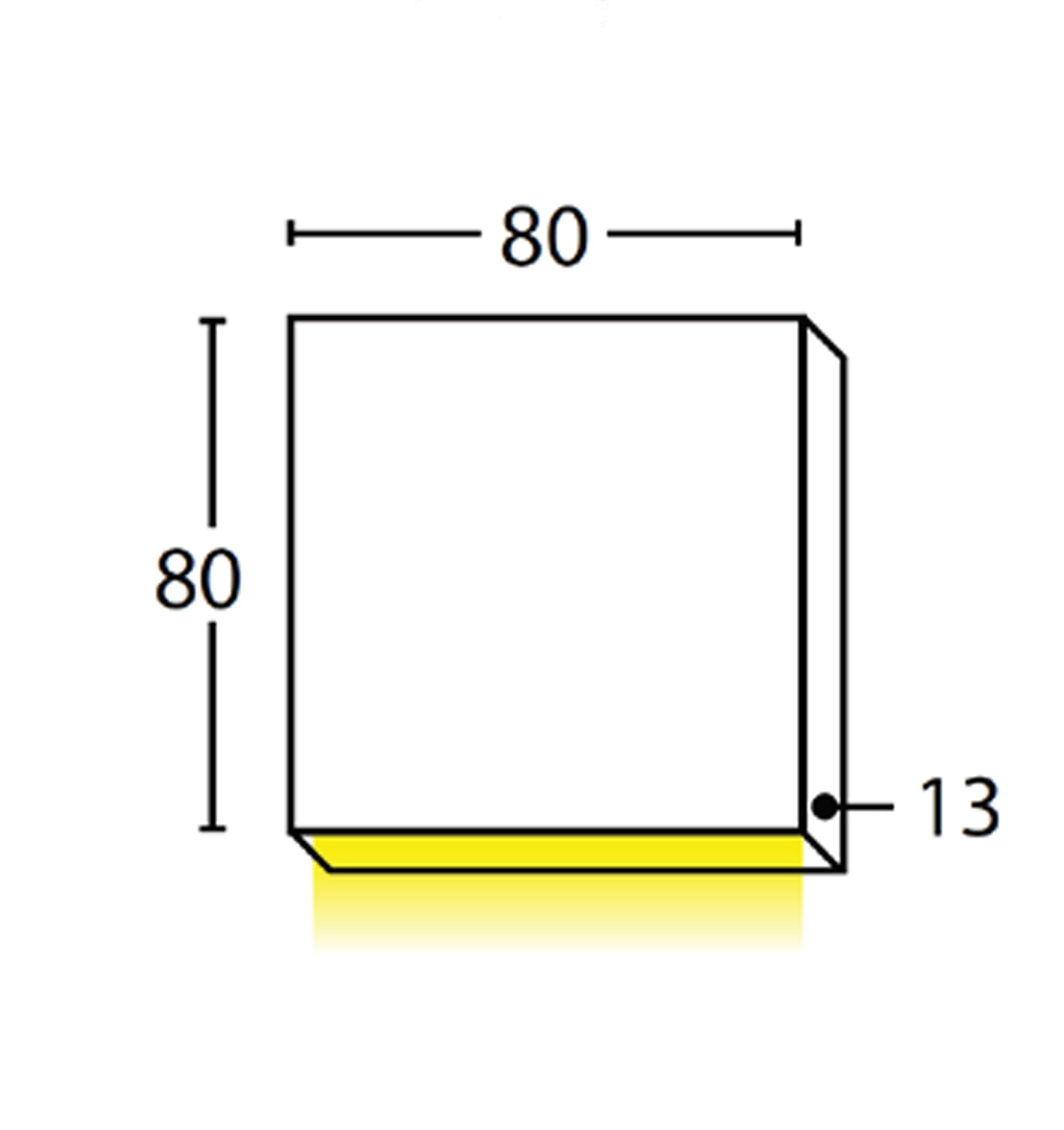 PDL: LED Exterior Wall Square Pillar 1-Way Down Lights IP65
