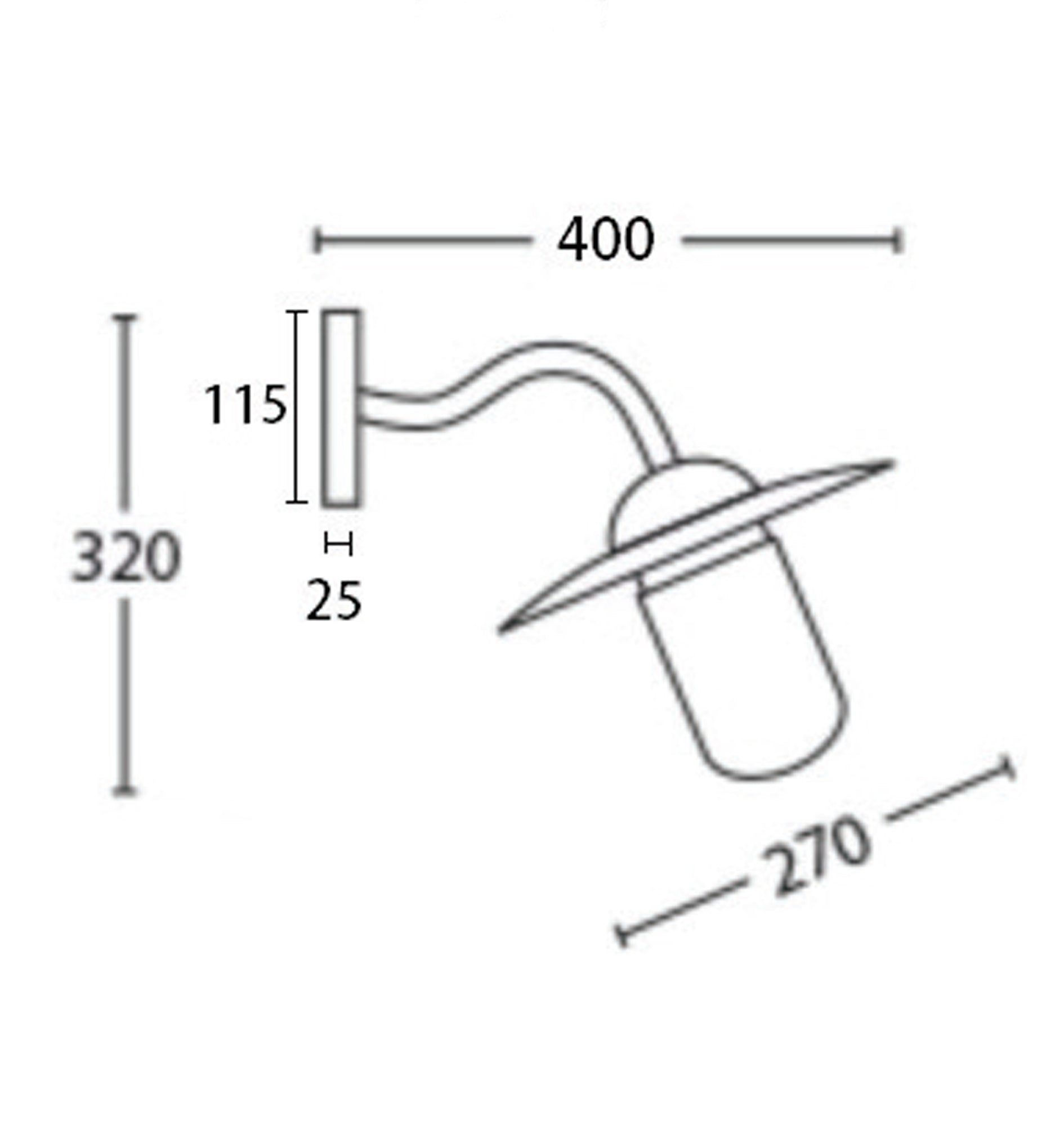 DEKSEL: Matte Aged Copper Exterior Wall Lamp With Clear Glass IP54