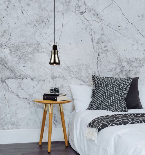 YARRA: GU10 Smokey Black Glass Flute Pendant Light