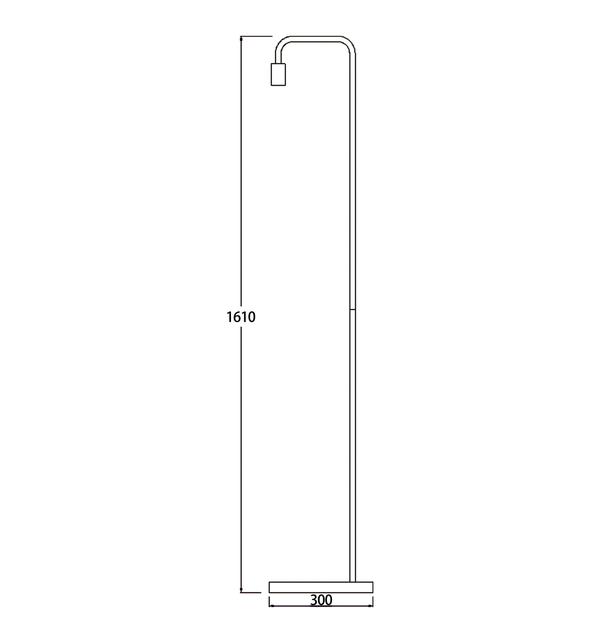 SLIM: Minimalist Wood Base Slim Floor Lamps