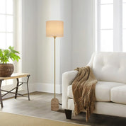 LIVIA FLOOR LAMP BEIGE