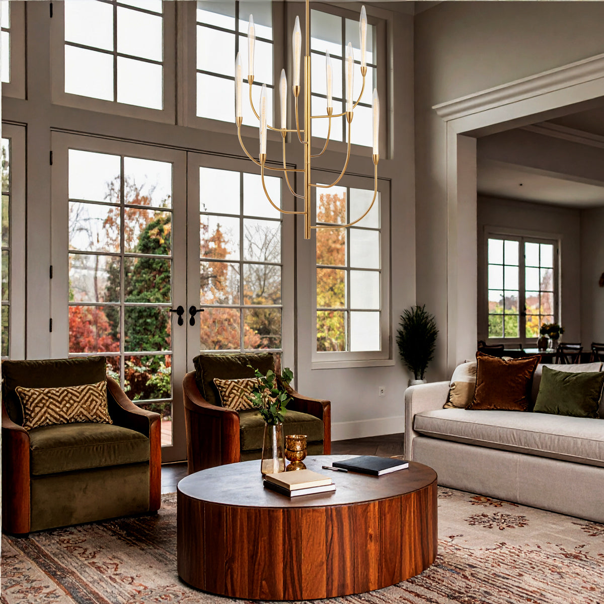 ARCHER 9 LIGHT PENDANT