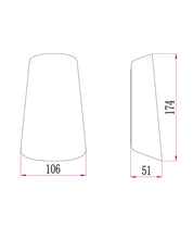 BESTRI: LED Tri-CCT Exterior Surface Mounted Cone Up/Down Wall Light IP65