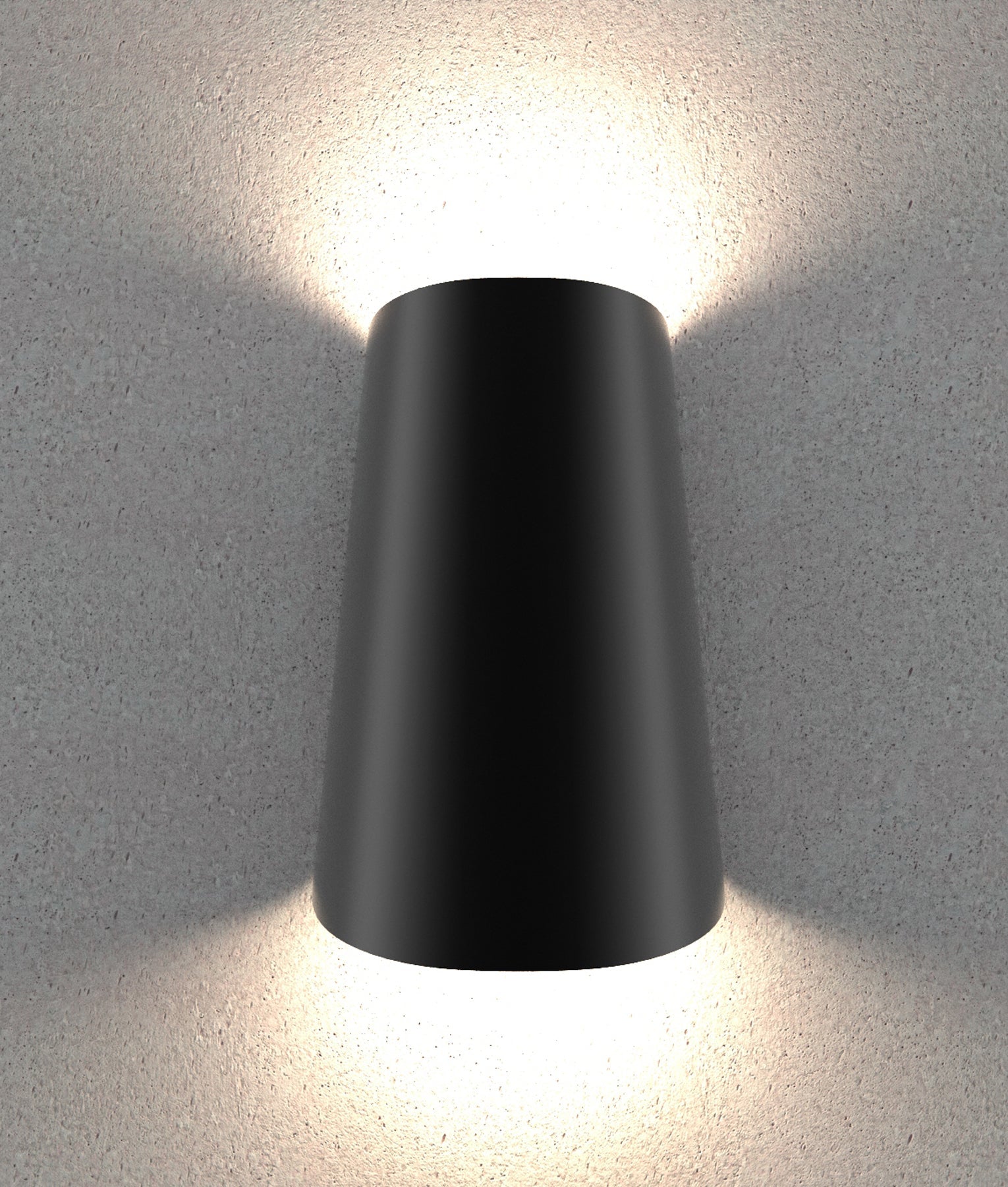 BESTRI: LED Tri-CCT Exterior Surface Mounted Cone Up/Down Wall Light IP65