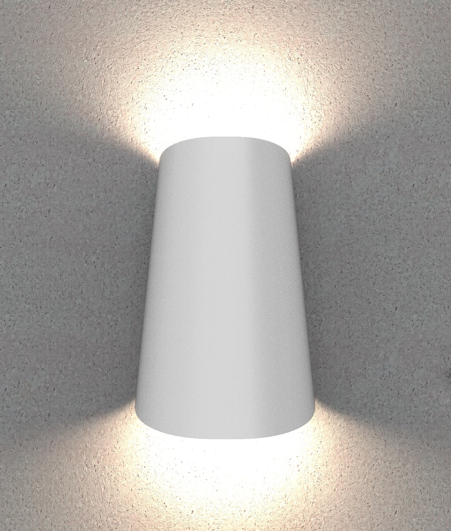 BESTRI: LED Tri-CCT Exterior Surface Mounted Cone Up/Down Wall Light IP65