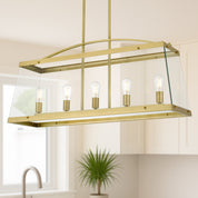 COLAIR 5 LIGHTS SOLID BRASS