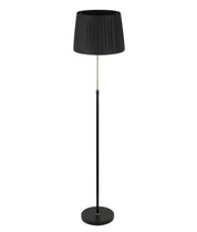 CRECER: Interior Slanted Pleated Shade Height Adjustable Floor Lamps