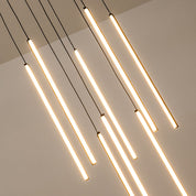 Centric 8LT CCT LED Tube Drop Pendant