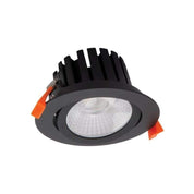 Domus AQUA-13-TILT - 13W LED Tri-Colour Dimmable Deep Face Tiltable Wet Area Downlight IP65-Domus Lighting-Ozlighting.com.au