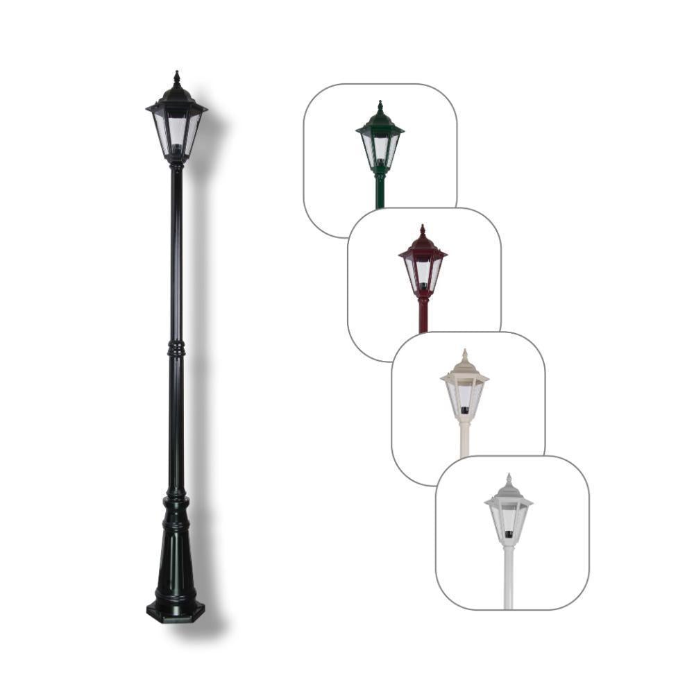 Domus GT-428 Turin - Single Head Tall Post Light-Domus Lighting-Ozlighting.com.au