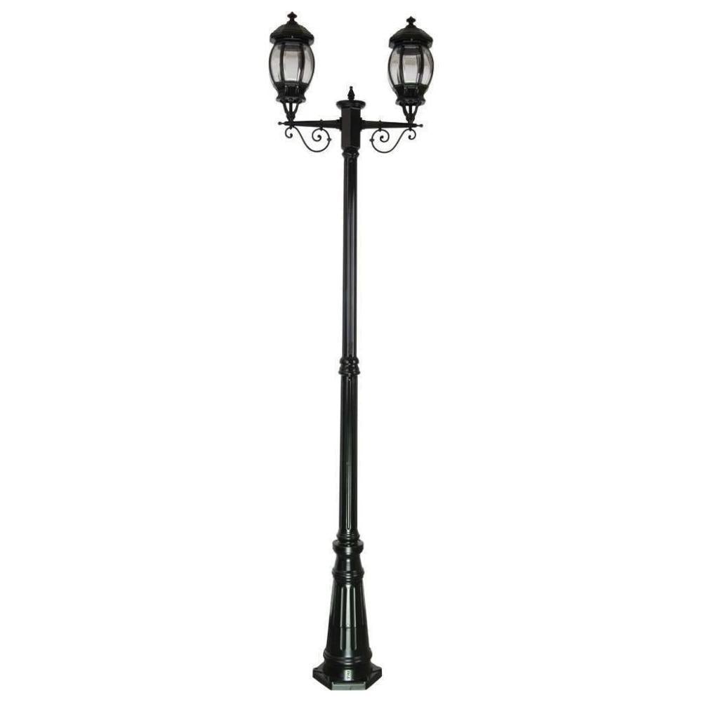 Domus GT-680 Vienna - Twin Head Tall Post Light-Domus Lighting-Ozlighting.com.au