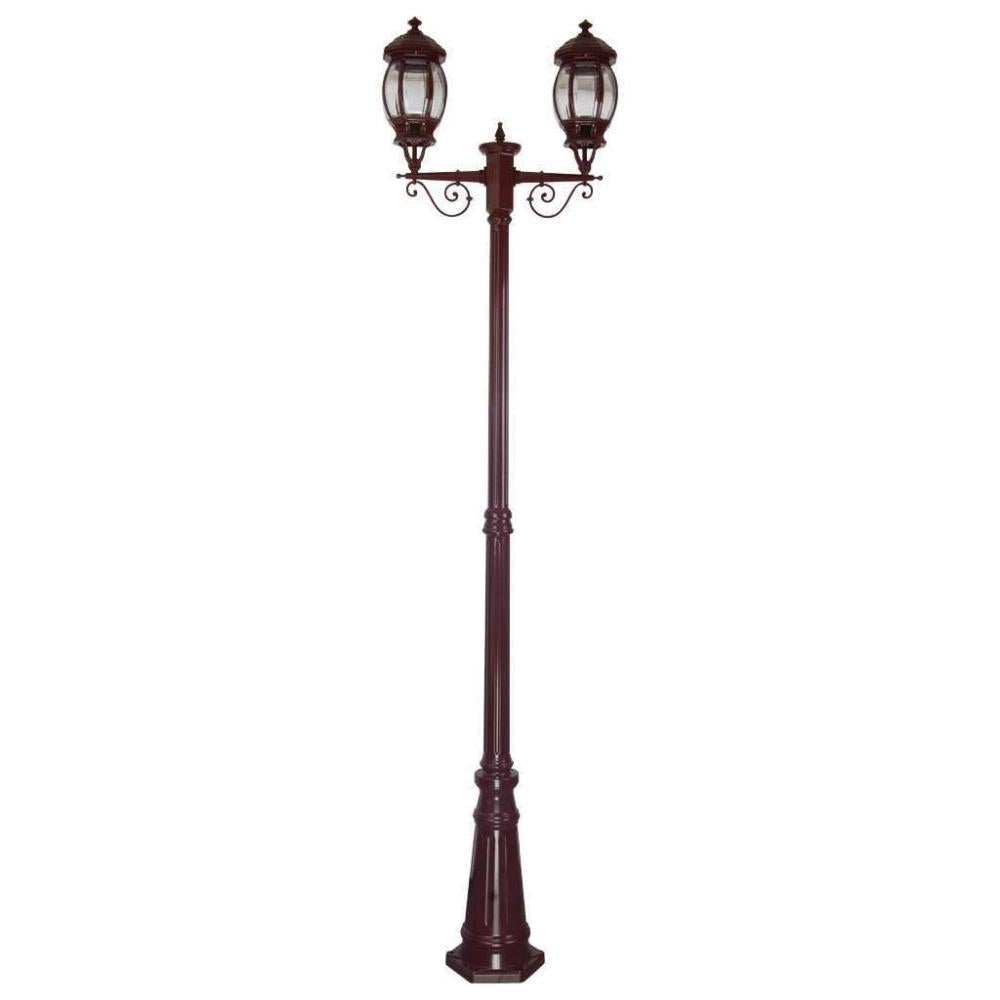 Domus GT-680 Vienna - Twin Head Tall Post Light-Domus Lighting-Ozlighting.com.au
