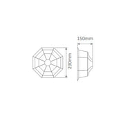 Domus GT-685 Vienna - Exterior Ceiling Light-Domus Lighting-Ozlighting.com.au