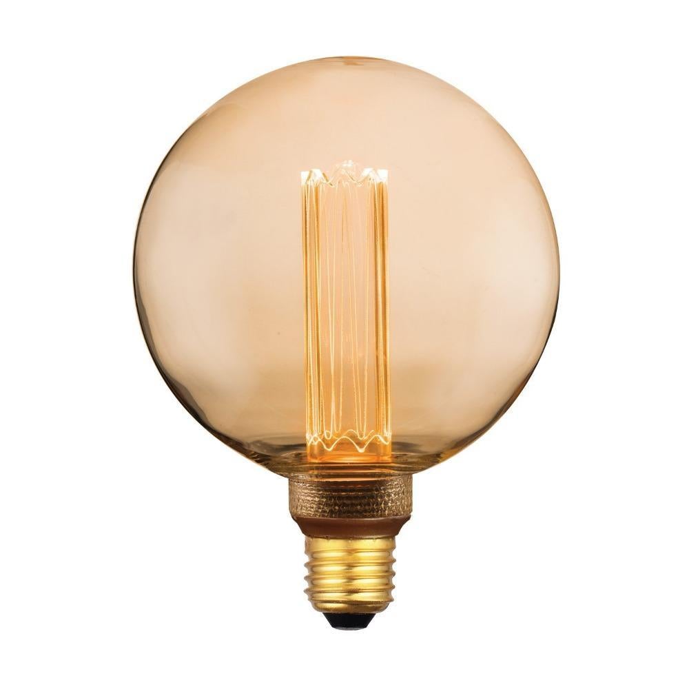 Domus LRF-G125 - 3.5W LED Dimmable G125 Spherical Shape Retro Vintage Filament Globe 1800K - B22/E27-Domus Lighting-Ozlighting.com.au