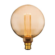 Domus LRF-G125 - 3.5W LED Dimmable G125 Spherical Shape Retro Vintage Filament Globe 1800K - B22/E27-Domus Lighting-Ozlighting.com.au