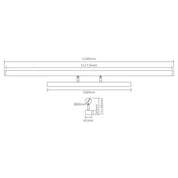 Domus MIRROR-20 - 20W LED Tri-Colour 1140mm Wall Vanity or Picture Light-Domus Lighting-Ozlighting.com.au