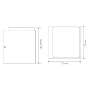 Domus MOJO-10 - 10W LED Modern Exterior Down Only Wall Light IP65-Domus Lighting-Ozlighting.com.au