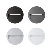 Domus ZAC-4-RND - 4W 12V DC LED Exterior Round Recessed Step Light IP65 - DRIVER REQUIRED-Domus Lighting-Ozlighting.com.au