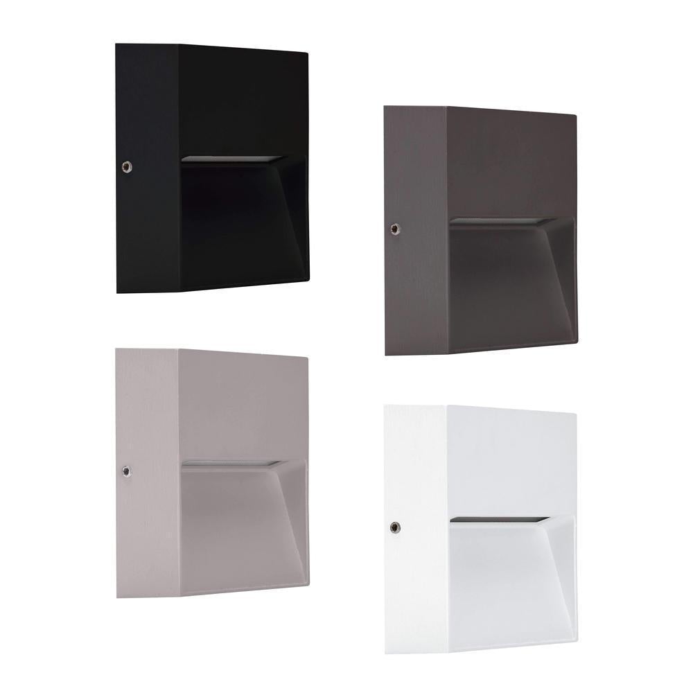 Domus ZEKE-4-SQR - 4W LED Exterior Square Surface Mount Step Light IP65-Domus Lighting-Ozlighting.com.au