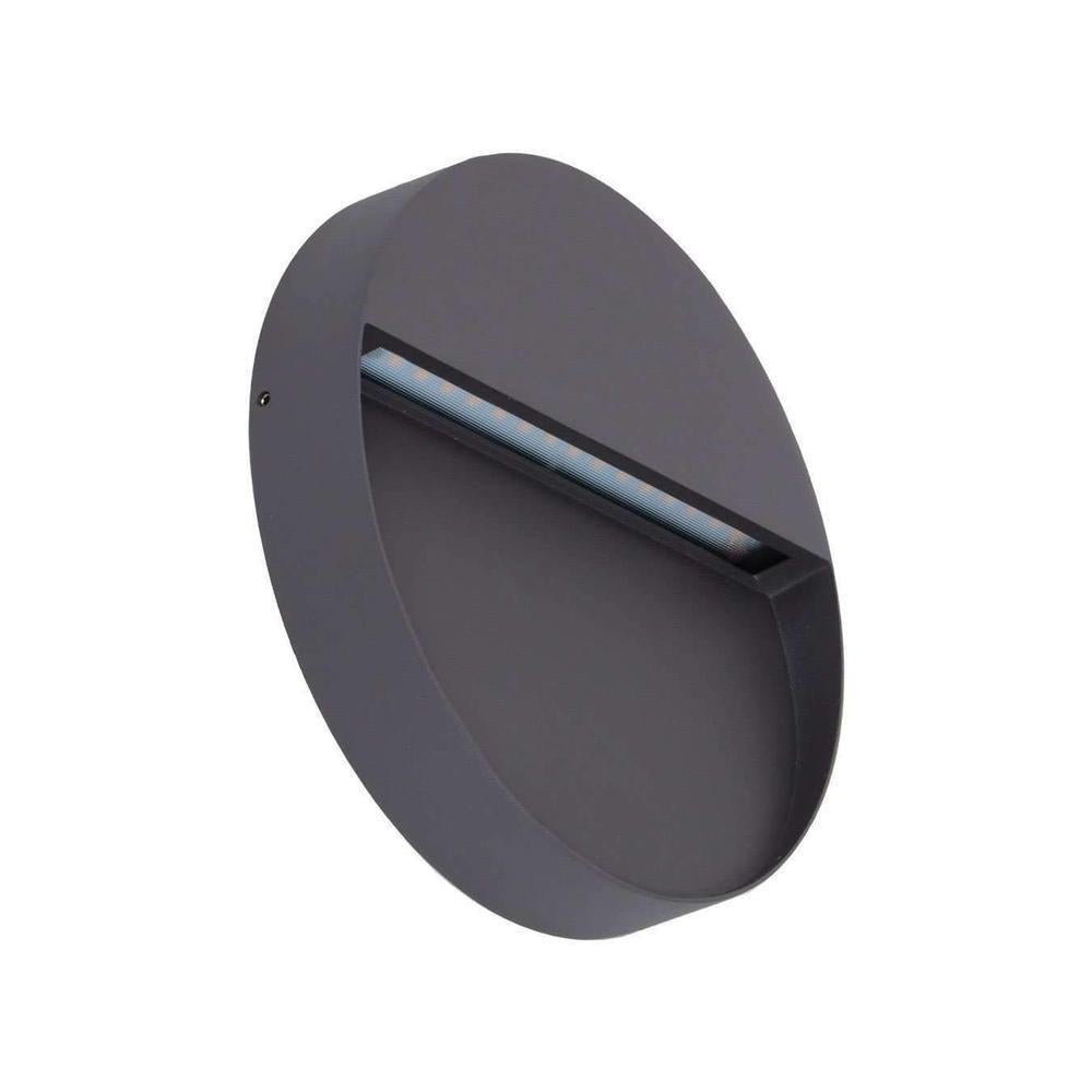 Domus ZEKE-9-RND - 9W 12V DC LED Exterior Round Surface Mount Step Light IP65 - DRIVER REQUIRED-Domus Lighting-Ozlighting.com.au