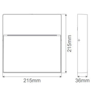 Domus ZEKE-9-SQR - 9W 12V DC LED Exterior Square Surface Mount Step Light IP65 - DRIVER REQUIRED-Domus Lighting-Ozlighting.com.au