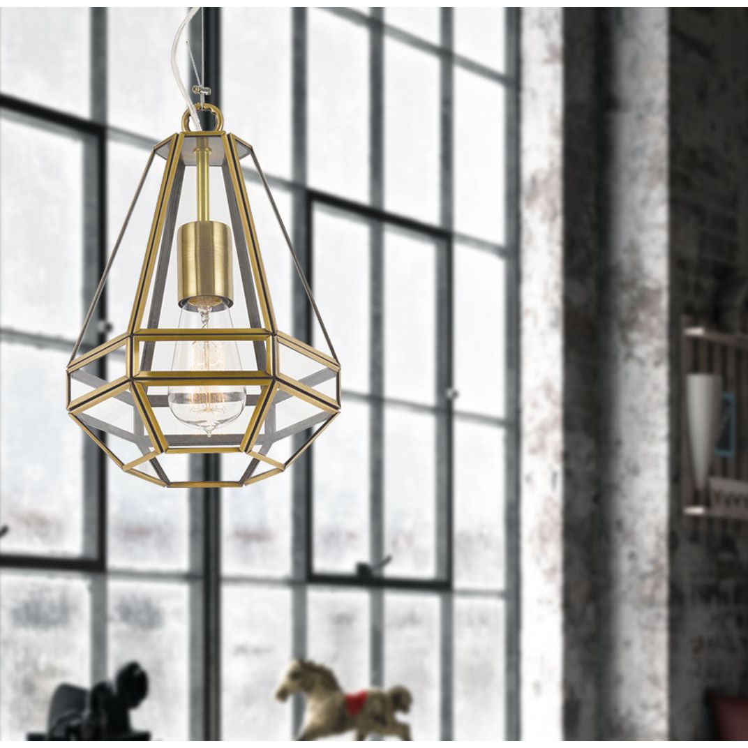 ESPADA SOLID BRASS 30 PENDANT