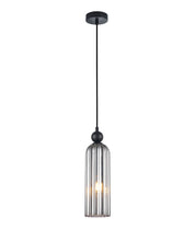 CLA Flauta Interior Round Top Cylinder Ribbed Pendant Lights