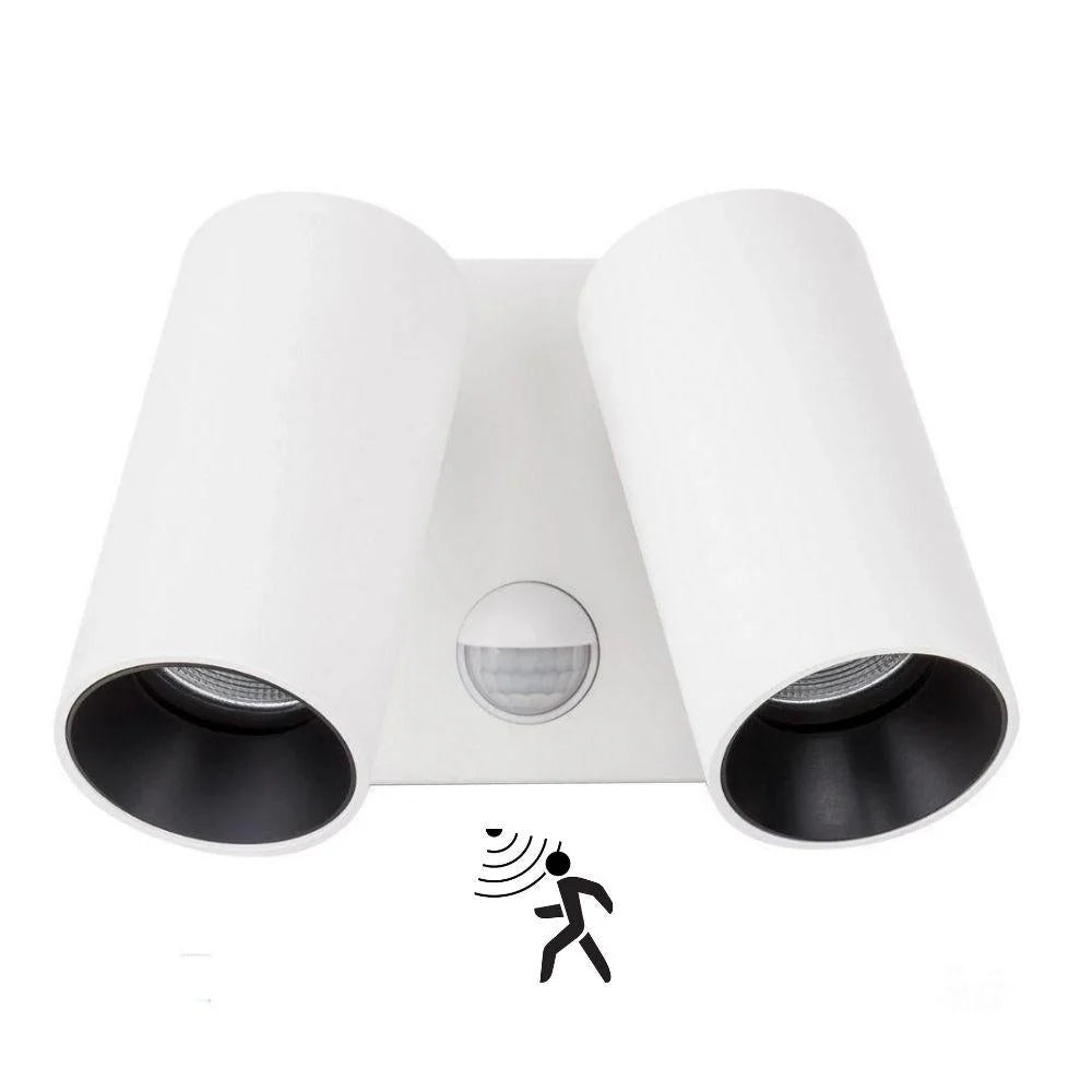 Havit REVO - 9W/18W Tricolour Switchable LED Interior/Exterior Single or Double Adjustable Wall Light With Optional Sensor IP65