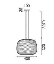 LABU: Interior Dome Glass with Segments Pendant Lights