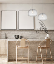 LABU: Interior Dome Glass with Segments Pendant Lights