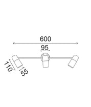 LENGAN: Interior Three Heads Adjustable Round Base Spot Lights
