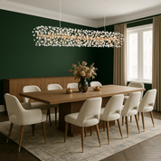 LERIDA 18 LIGHT RECTANGULAR PENDANT