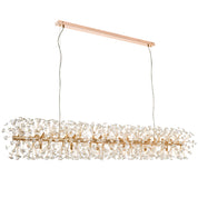 LERIDA 18 LIGHT RECTANGULAR PENDANT
