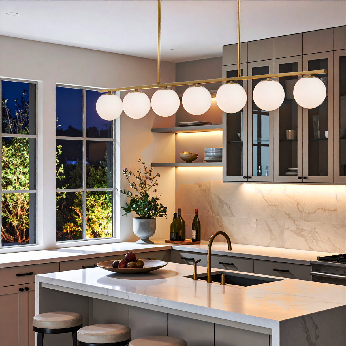 MARSTEN 7 LIGHTS PENDANT