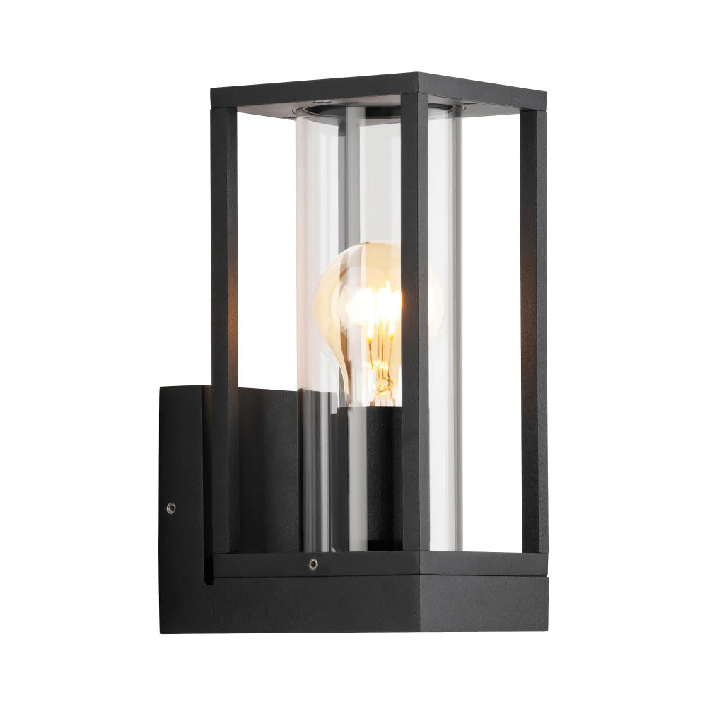 Eleanor 1 Light Outdoor Wall Light Black