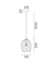 NETA: Interior Wine Glass Shade Segmented Pendant Lights