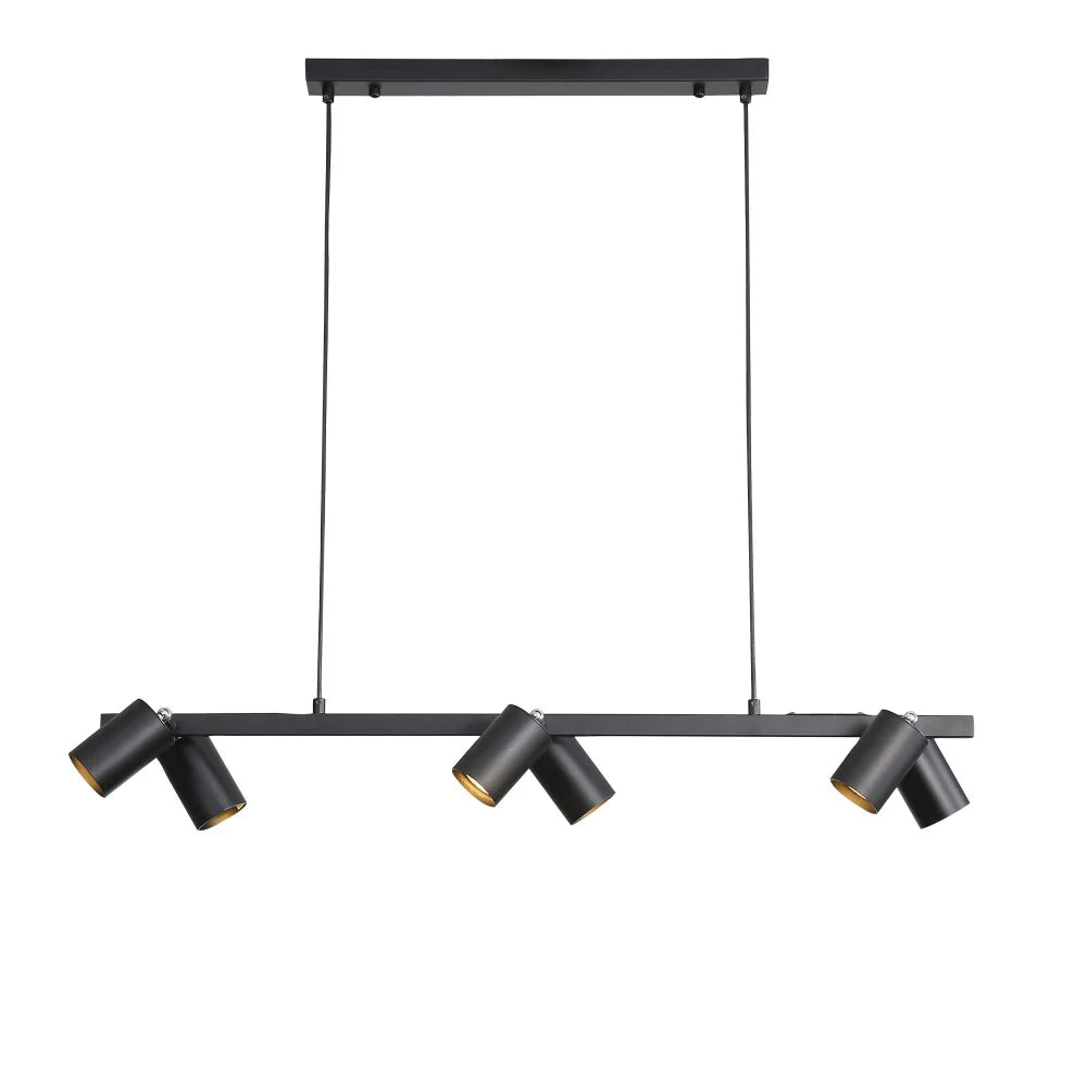 BRIDGE Island Pendant 6 Lights Black