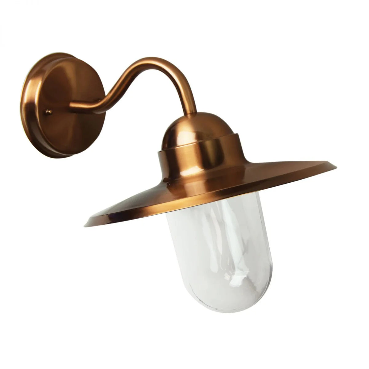 Alley 1 Light Wall Light Copper Finish