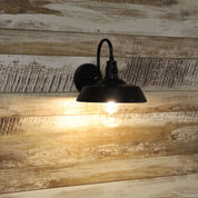 Hudson 1 Light Wall Light Black
