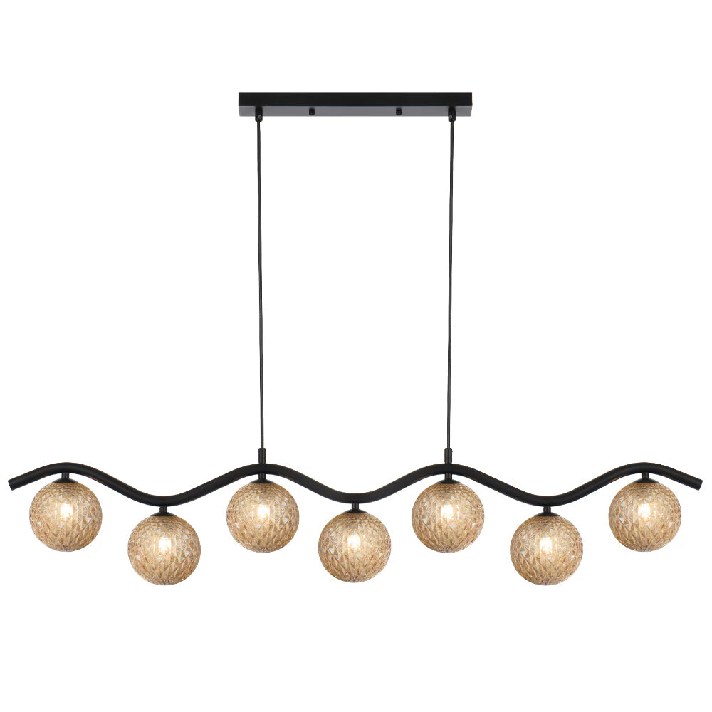 ORTON 7 LIGHT PENDANT Black Series