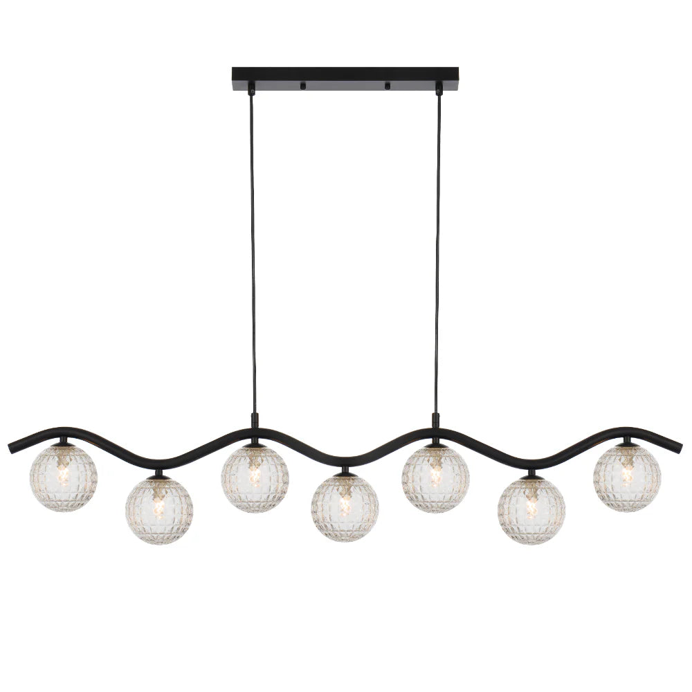 ORTON 7 LIGHT PENDANT Black Series