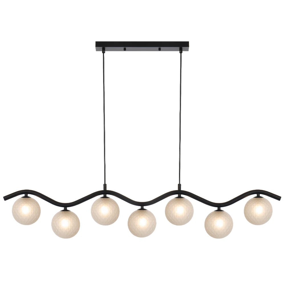 ORTON 7 LIGHT PENDANT Black Series