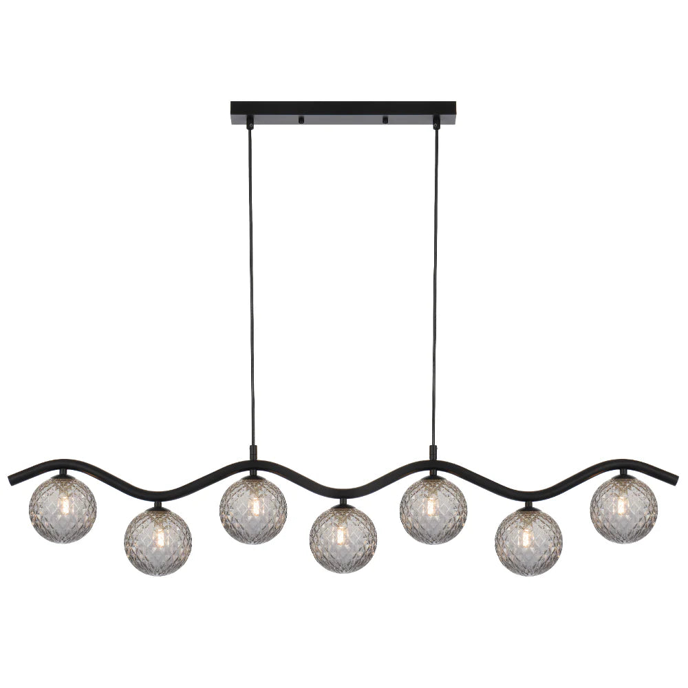 ORTON 7 LIGHT PENDANT Black Series