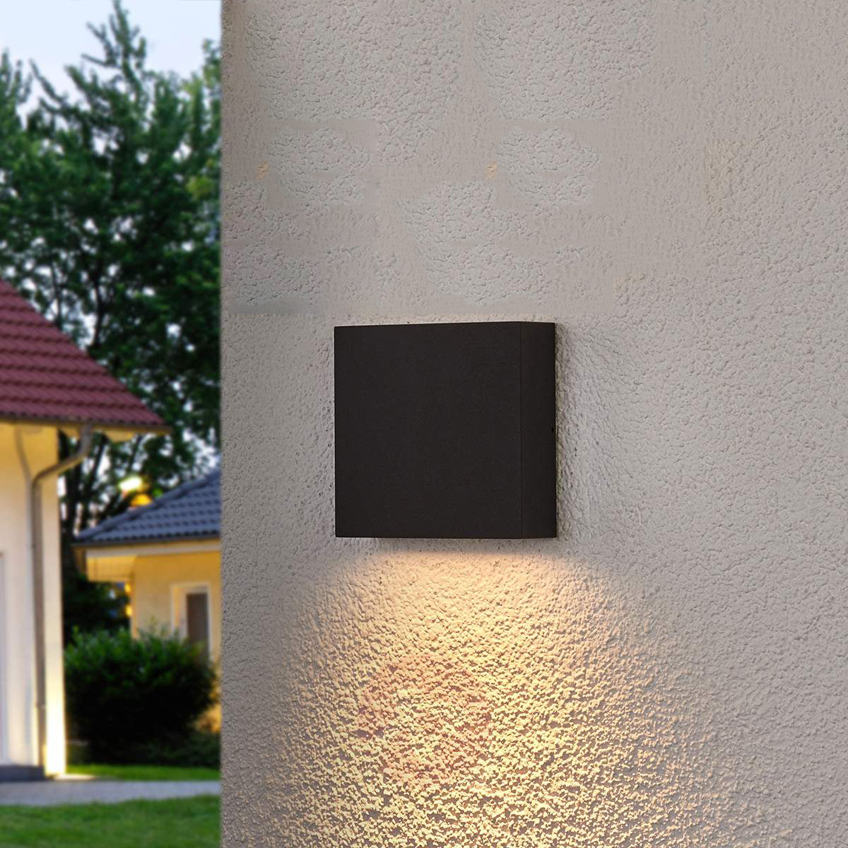 PDL: LED Exterior Wall Square Pillar 1-Way Down Lights IP65