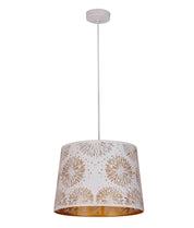 PENSHADE: Interior Slanted with Starburst Pattern Laser Cut Pendant Lights