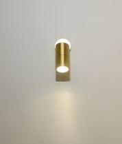 GU10 Exterior Wall Pillar Spot Lights (Solid Polished Brass) IP65