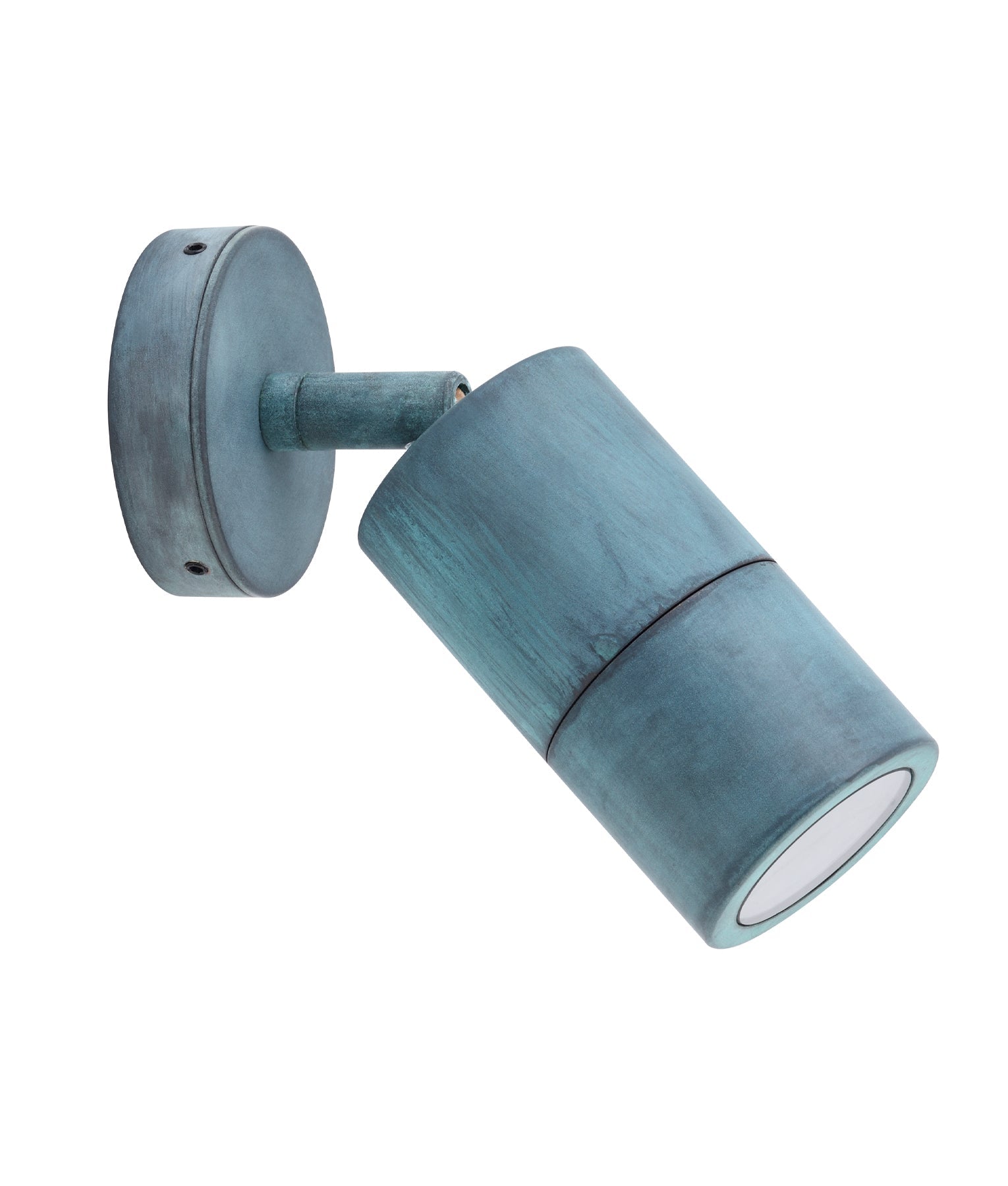 GU10 Exterior Wall Pillar Spot Lights (Solid Patina Brass) IP65