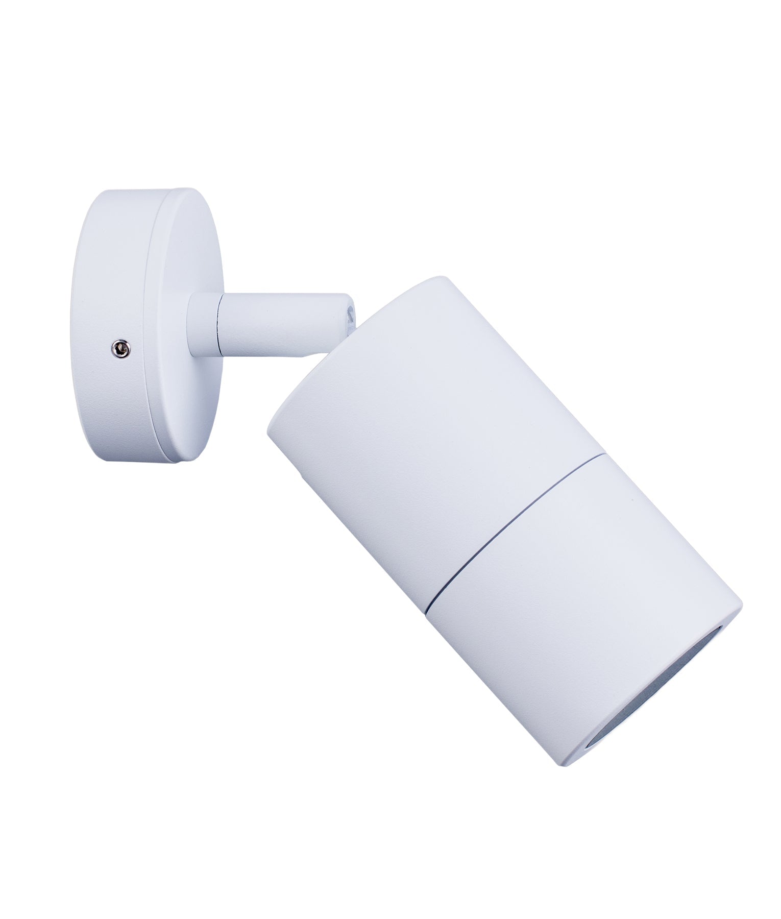 GU10 Exterior Wall Pillar Spot Lights (White Aluminium) IP65