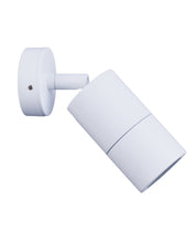 GU10 Exterior Wall Pillar Spot Lights (White Aluminium) IP65